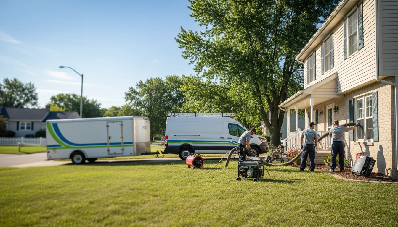 Flooded Basement Restoration And Cleanup With Repair in Modoc, IN near me